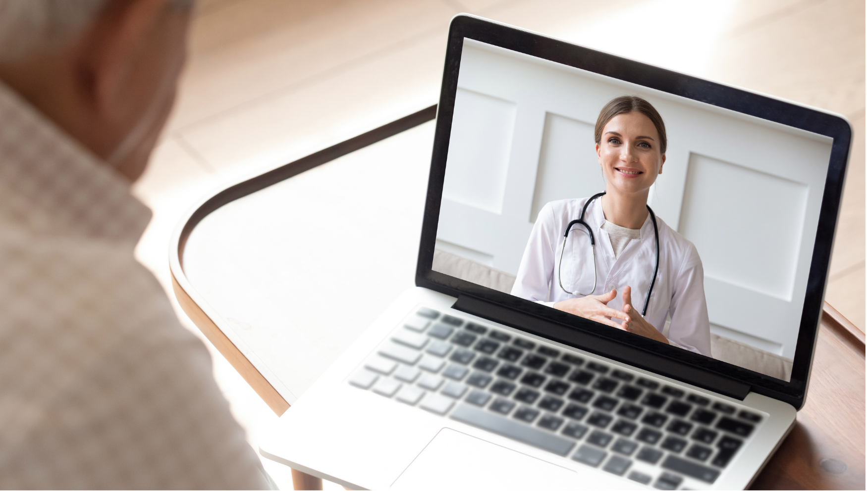 Multilingual doctor on a Rehealth virtual consultation
